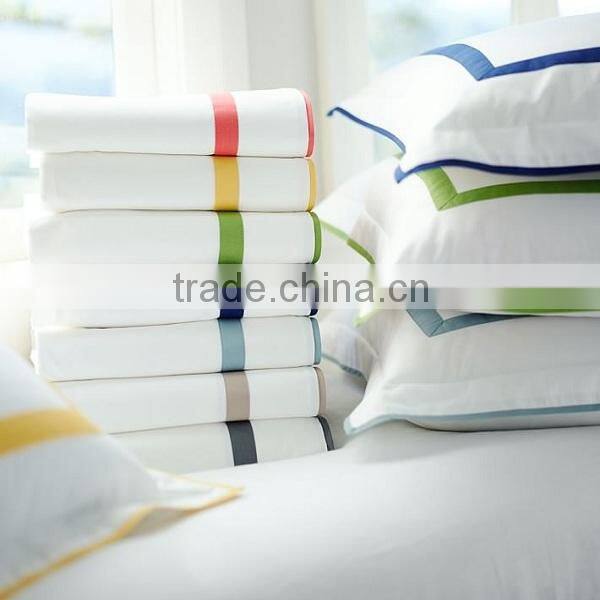 bedding sheet set mading of printed bamboo fabric