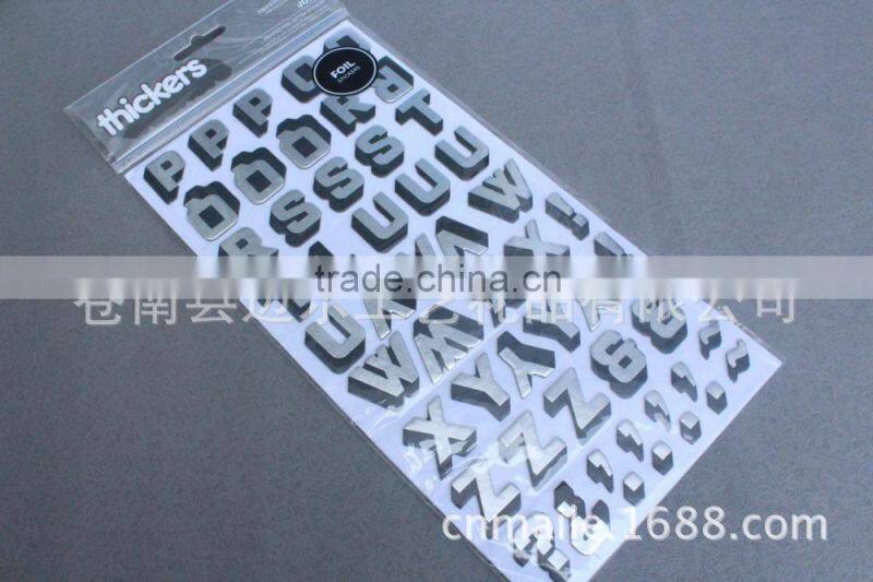 2014 New 3D Sticker crystal diamond Glitter powder sticker