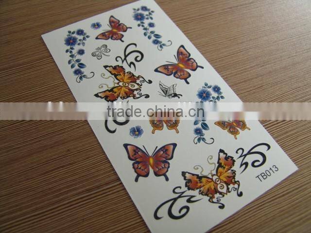 ECO-friendly hand tattoo sticker,face tattoo sticker