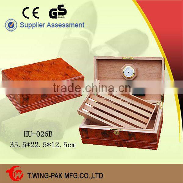 Wholesale spanish cedar wooden cigar cabinet humidor supplier