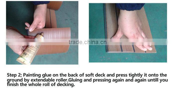 soft dock decking for yacht/ship soft flooring/plastic soft decking