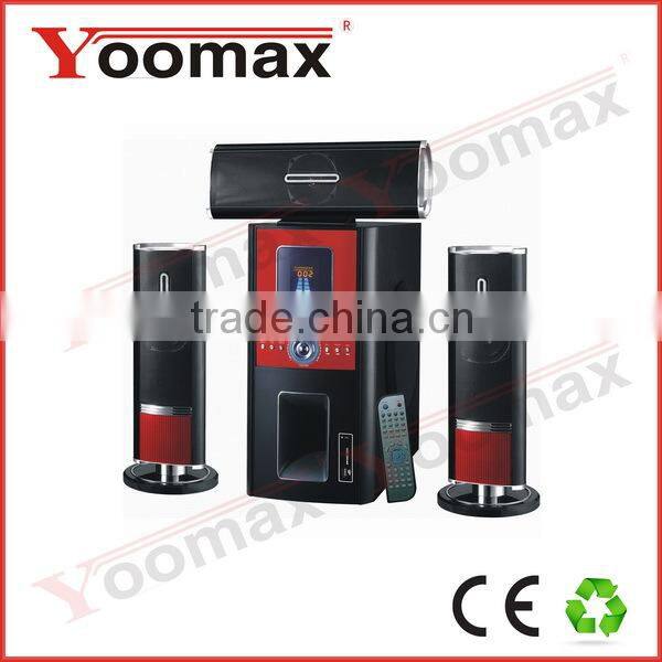 China 3.1 home theater speaker system - high power,USB,SD,FM remote control,LED Display