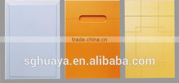 PVC door panel used for kitchen cabinet door