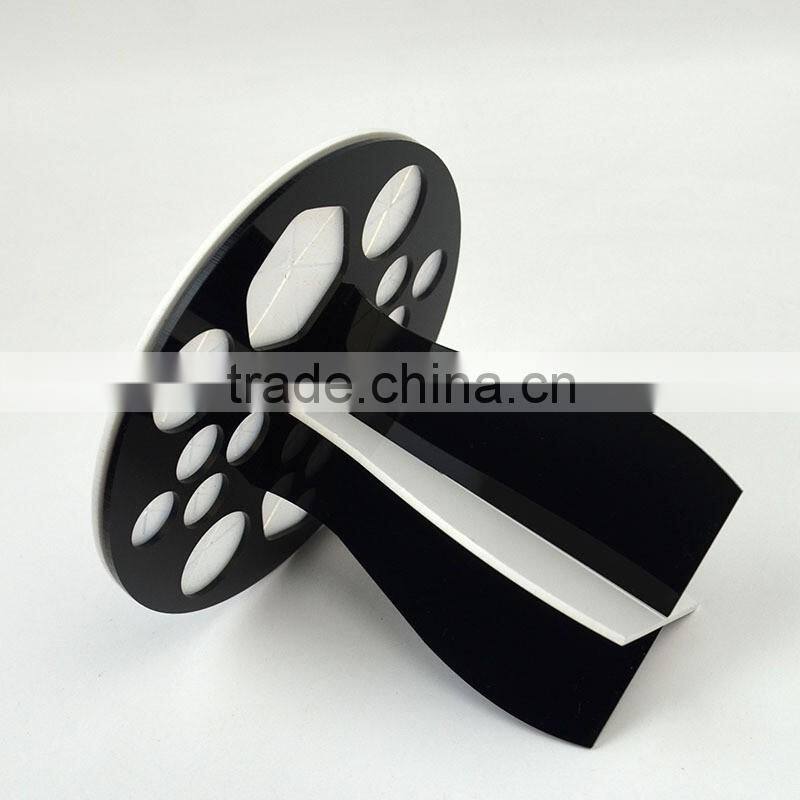 Round Acrylic cool makeup brush frame brush rack drying