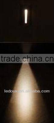 Silver indoor slim led step light