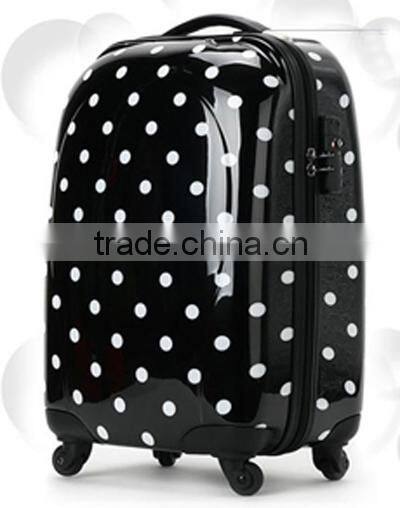 abs and pc 4 wheels travel luggage , trolley luggage, luggage set