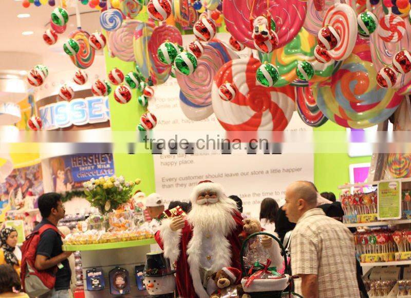 Fiberglass custom lollipop/candy shop advertising decoration