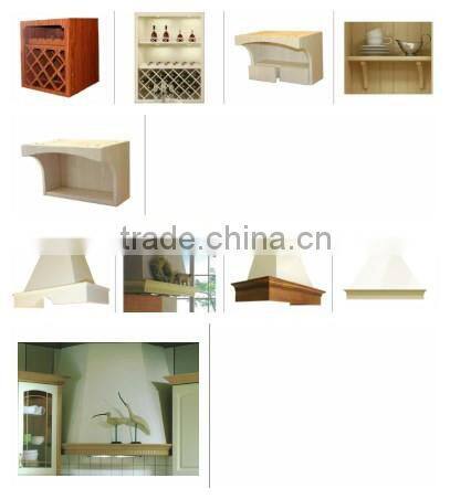 PVC kitchen cabinet with European style white