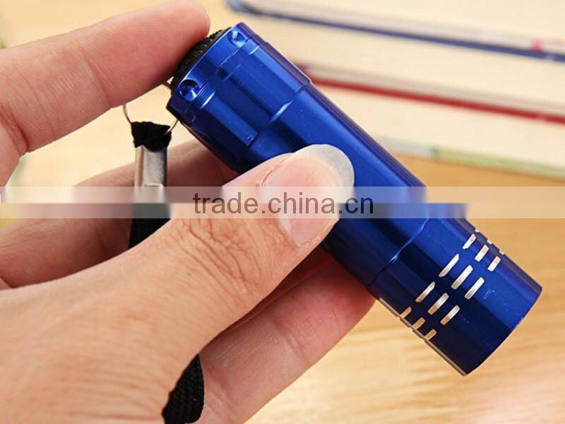 high quality LED mini flash light white led aluminum keychain torch