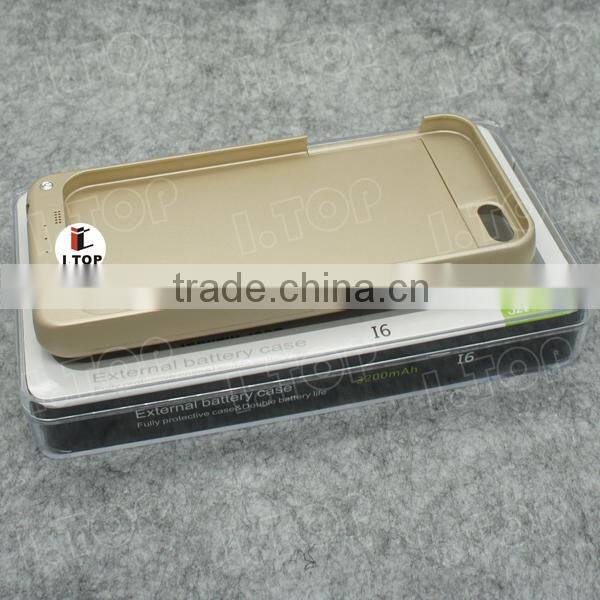 High Capacity 3200mAh Power Bank for iPhone 6 Battery Cace