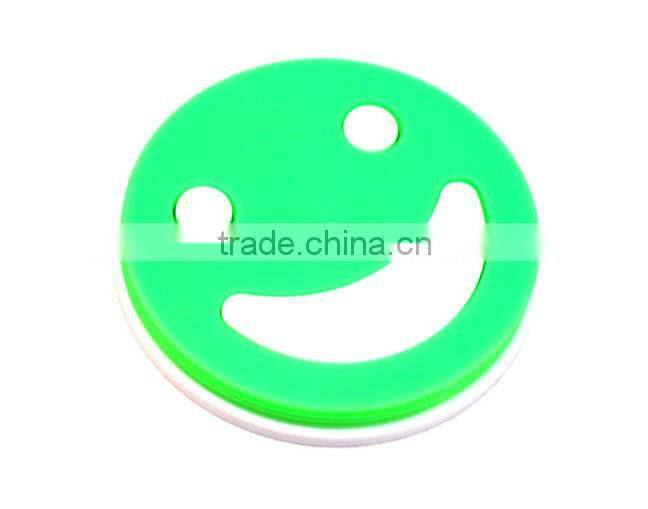 Rubber Cup Mat Flat Silk Printing Cup Mat (HC-R97)