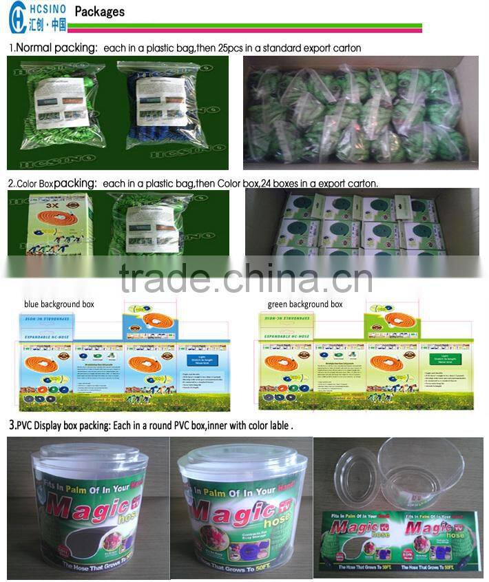 8 patterns nozzle Household Expanding Hose Retractable garden hose