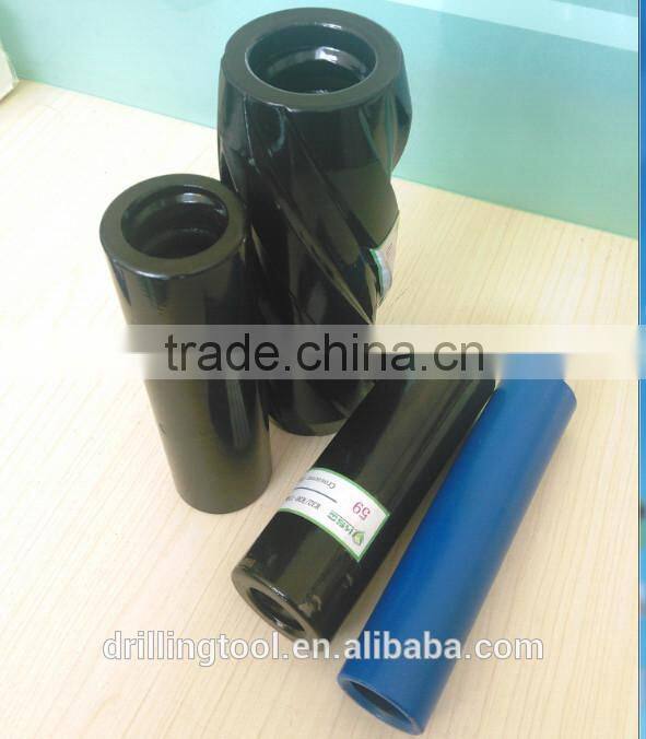 Underground Mining Threaded Drill Coupling,T45, dia 80mm, length 225mm