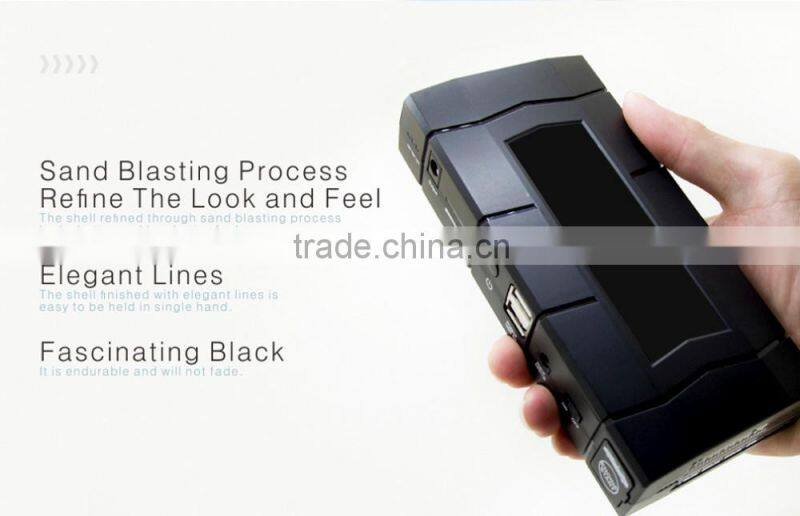 2016 new selling good design 13600mAh car jump starter power bank