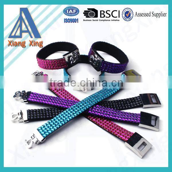Hot selling crystal yoyo badge reel retractable rhinestone lanyard