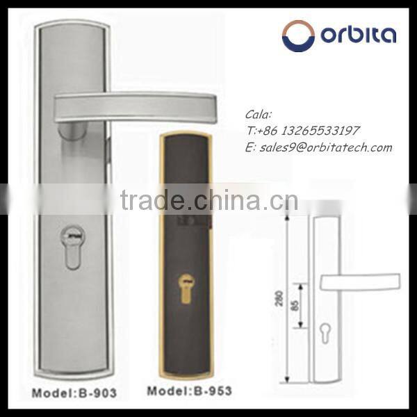 2015 New Product hotel bathroom door lock , stainless steel door lock