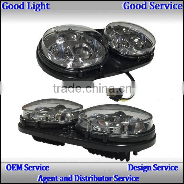 wholesale super power ovovs 80w double led headlight for harley with IP67