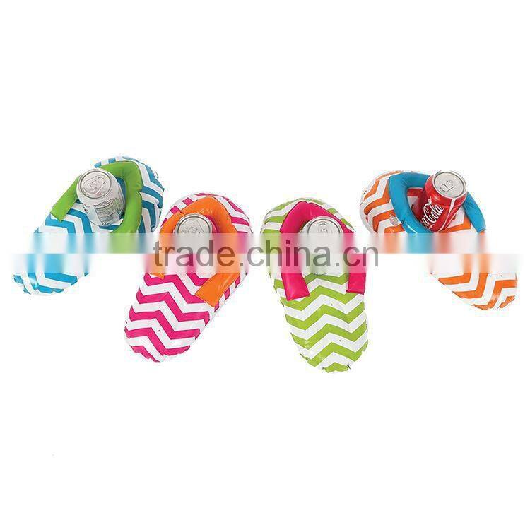 duck flamingo palm tree floating drink holder, pool party drink float
