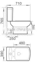 Alibabba Hot Sale China closet toilet and inflatable toilet and modular toilet