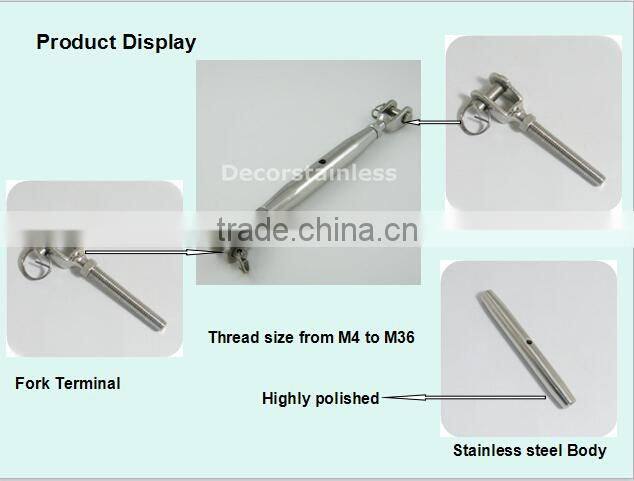 Stainless steel turnbuckles