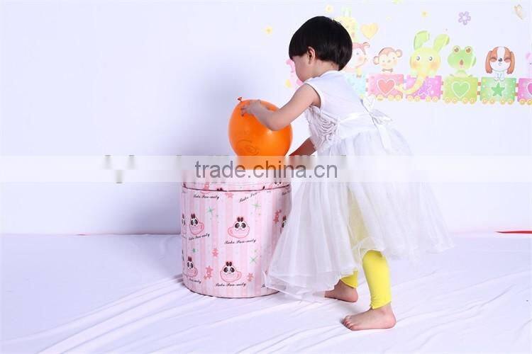 Durable PVC Foldable Ottoman Storage