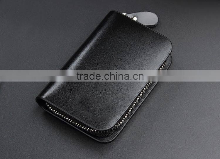 Top selling business genuine leather key holder for mens