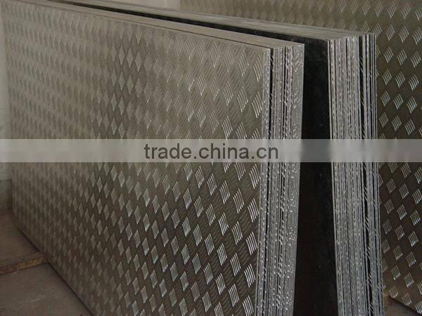 Skid proof stucco embossed aluminum sheet 3003 h112 aluminium tread sheet