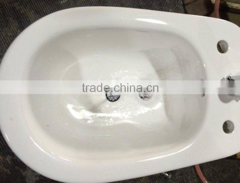 bidet shower with two holes faucet for cold and hot temperature