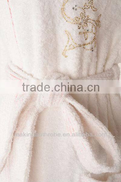 custom terry cotton hooded bathrobe wholesale
