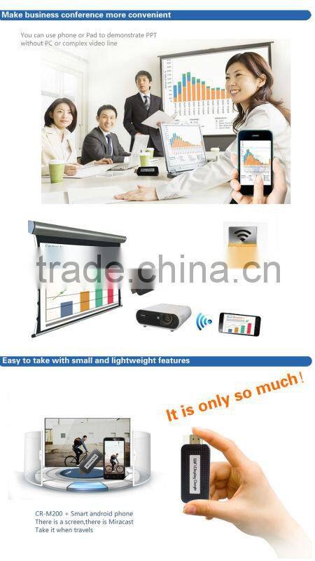 Christmas tv box android CR-M200 Miracast Wifi Disply Dongle Chromecast linux Dongle Mali 400 HDD player