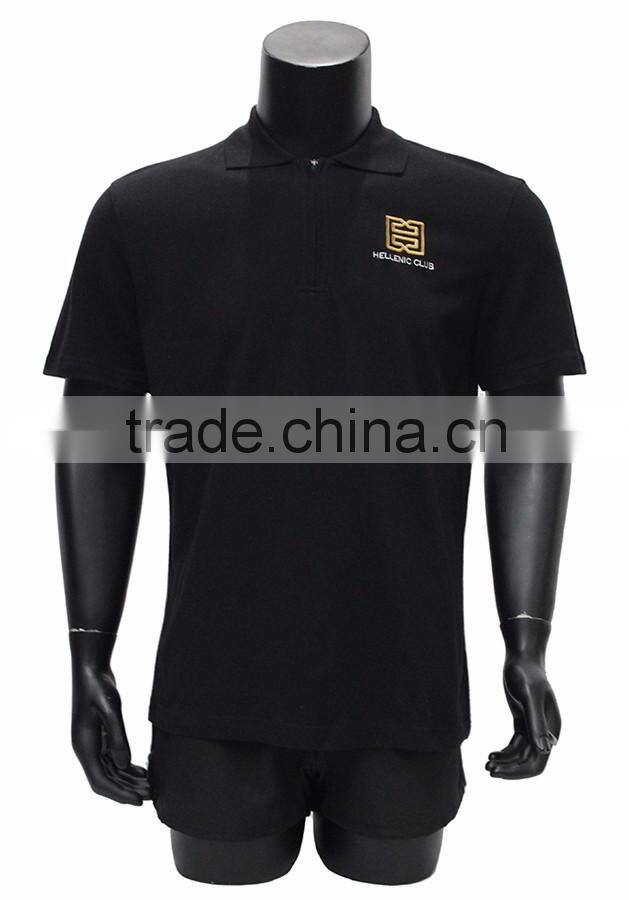 100 Polyester Embroidered Logo Polo Shirt