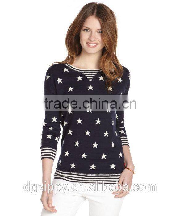 Ladies Autumn Cashmere Sweater Cotton Pullover Sweater