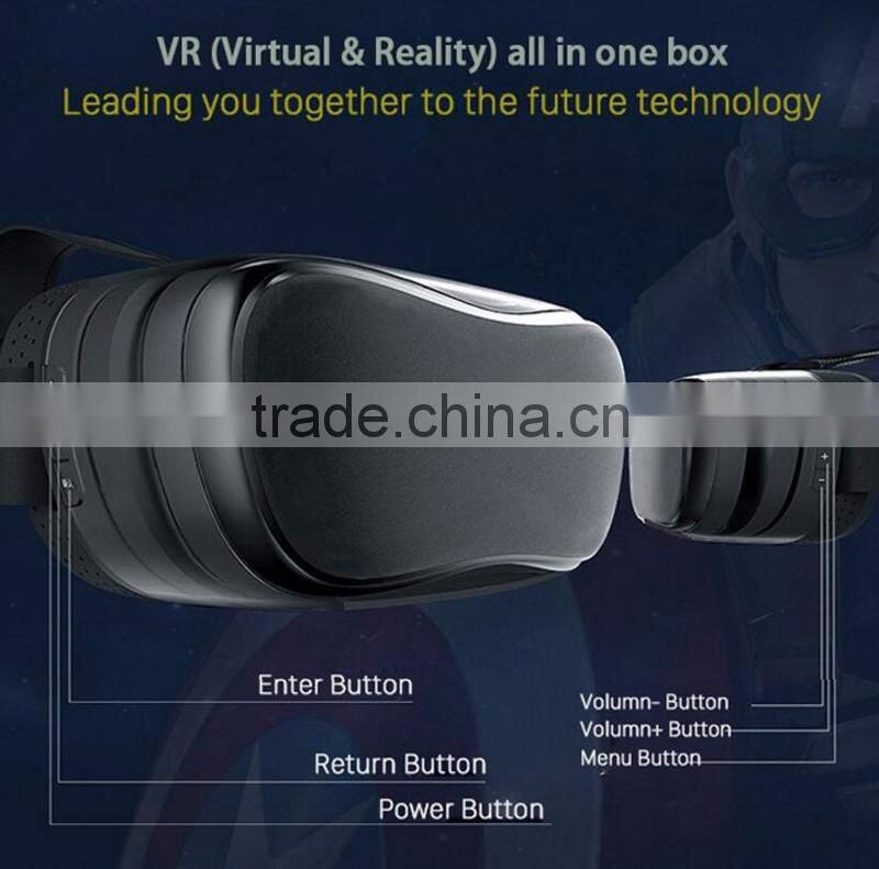 Newest Android VR Headset VR Glasses Virtual Reality 3D Glasses Octa-core Android 4.4 1080P