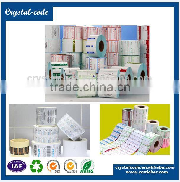 Contemporary promotional adhesive paper sticker