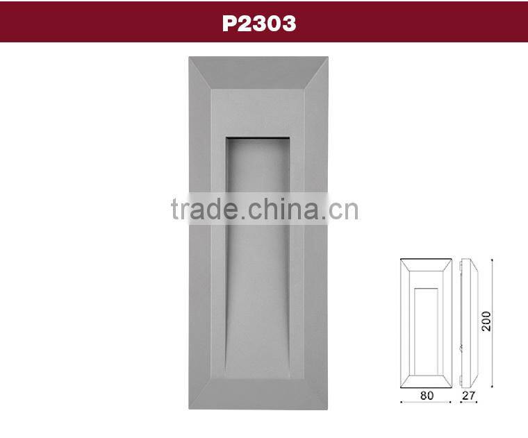 2016 new outdoor plastic rectangle step wall ceiling light