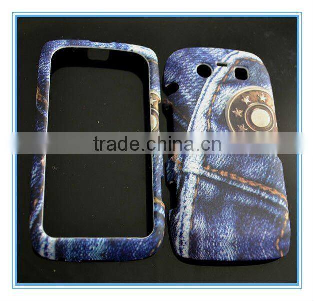 Fashion Jeans double layer mobile phone case for Blackberry9860 with factory price