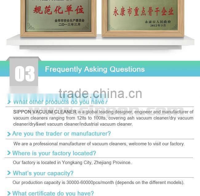 Hand held ash vacuum cleaner