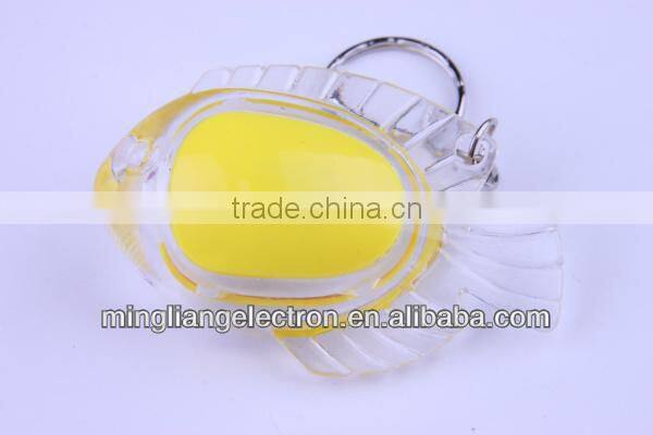 LED fish keyring