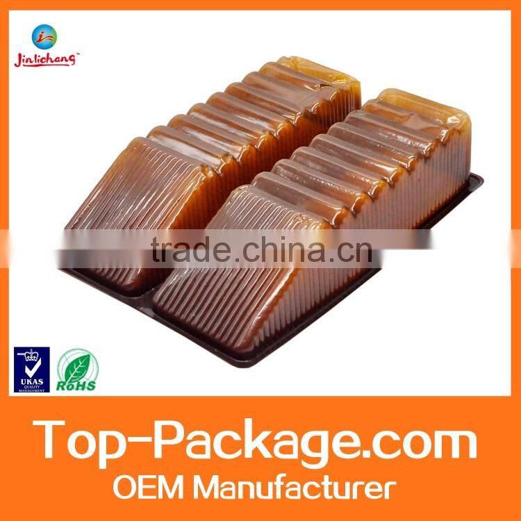 Blister Disposable Plastic Food Tray with Clear Lid