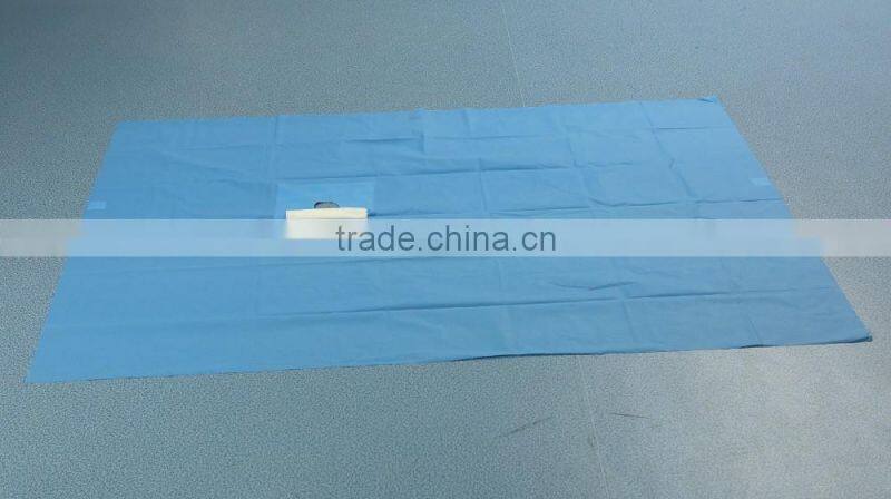 Disposable sterile surgical eye drape pack