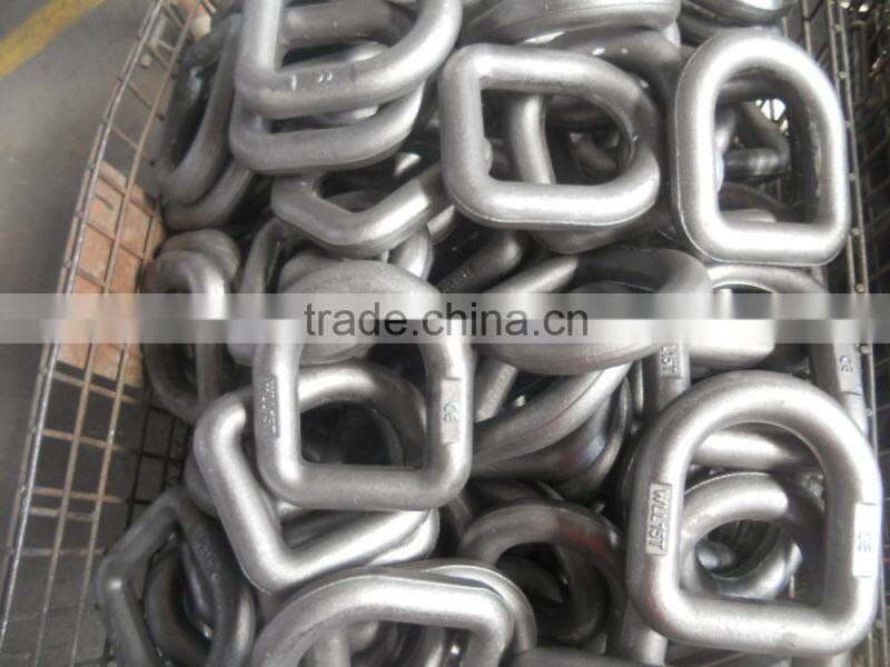 G80 Drop forged alloy steel D-ring, Pivoting D link