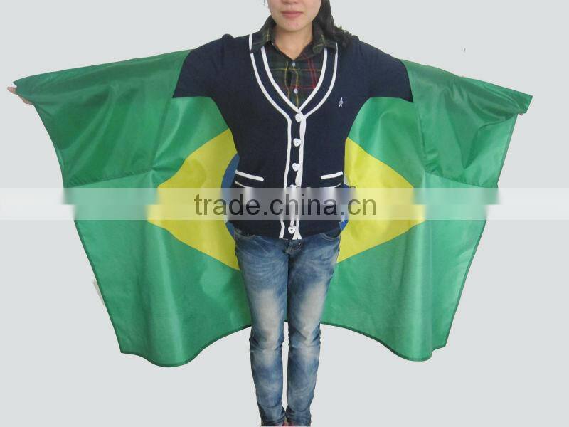 raincoat flag with cap for european championship