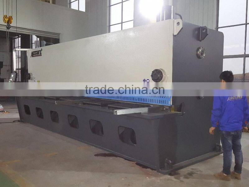 16X4000mm Hydraulic Guillotine Shearing Machine with South Korea Kacon pedal switch