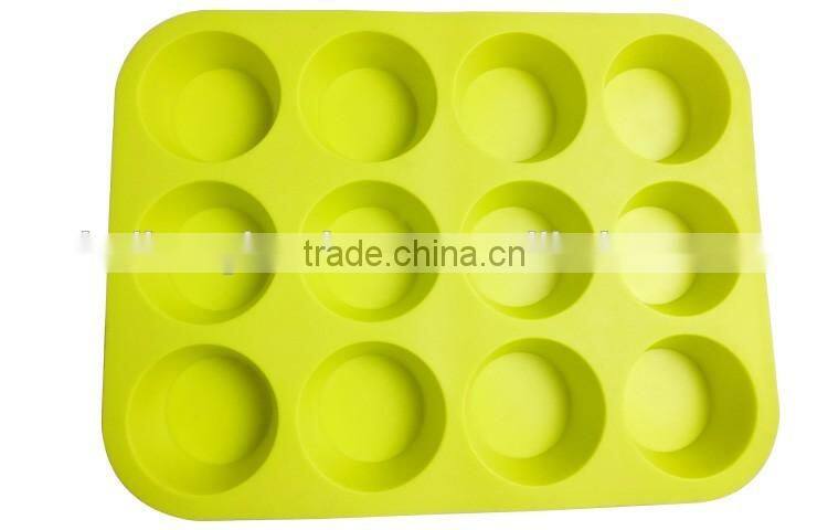 A02-21 Twelve Holes eco-friendly silicone mold for DIY cake mold baking & pastry mold