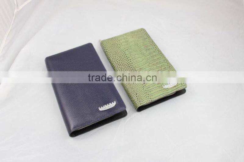 hot selling factory custom kind of genuine leather wallet for men