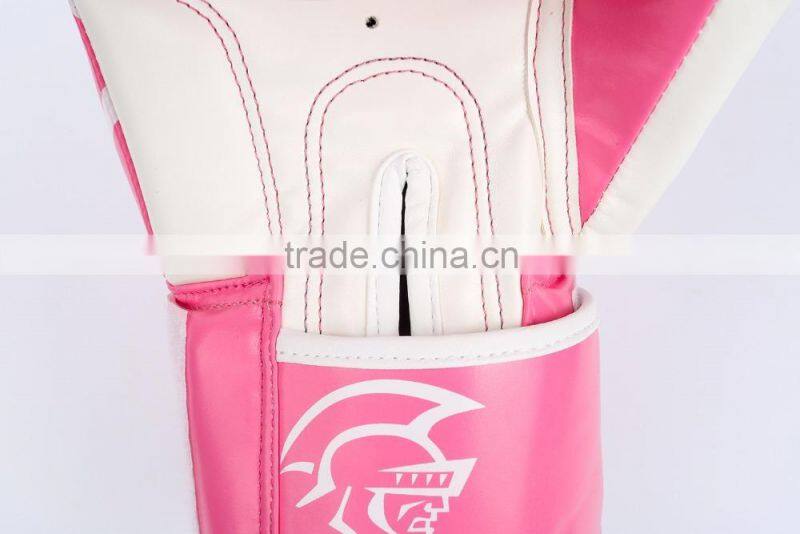 Popular Pretorian Kick Boxing Gloves Pink Women Fighting PU Leather Box Glove