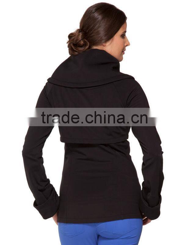 Soft Shell jacket/Windproof Softshell coat/ lycra ladies jacket