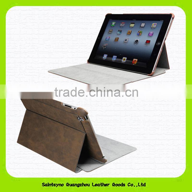 Deep Brown Leather Case For Ipad Or 9 Inch Tablet PC 15039