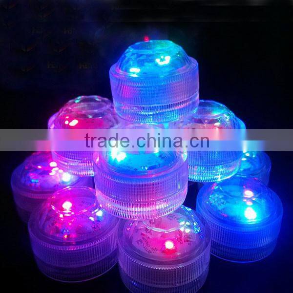 12Pcs Waterproof Submersible LED Tea Light