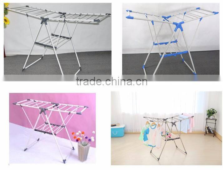 Stainless steel vertical clothes hanger rack